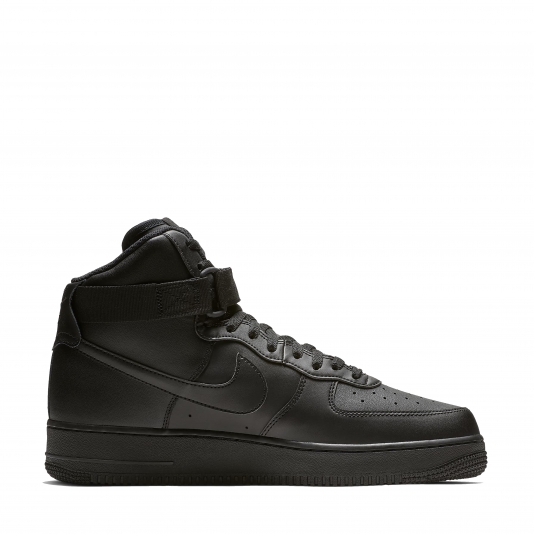 Nike air force 1 black and white high tops hotsell