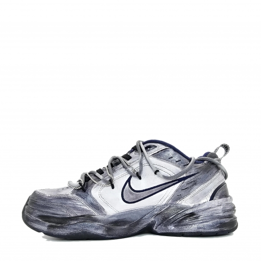 [ CUSTOM ] Air Monarch 4 Kilt Pin Dirty Faded Dark Gray