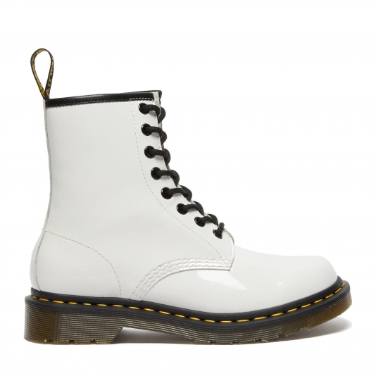 White patent store doc martens