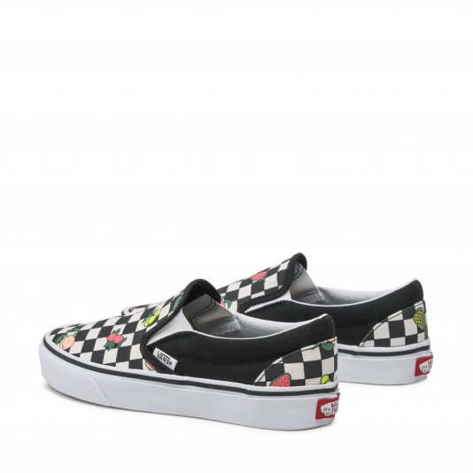 Slip-On Classic Fruit Checkerboard Black