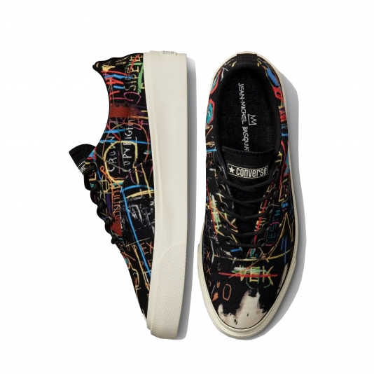 Skid Grip X Jean-Michel Basquiat OX Black/Multi/Egret