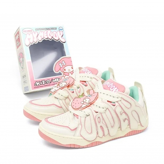 Skater 001 X Sanrio My Melody White/Pink