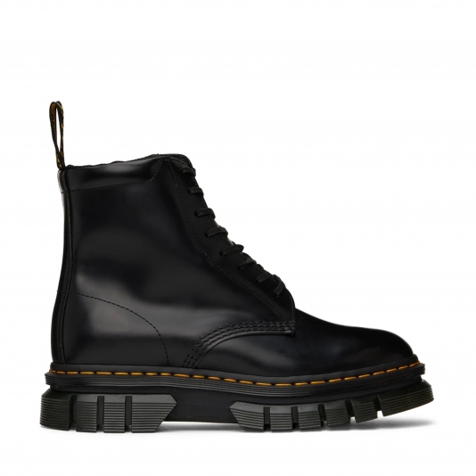 Boots Rikard Black Polished Smooth