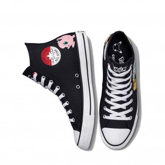 Chuck Taylor All Star X Pokemon First Partners HI Black/Multi/White