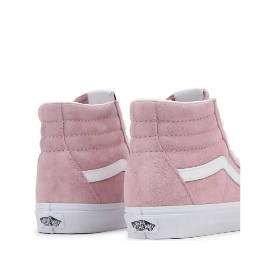 Pink best sale suede vans