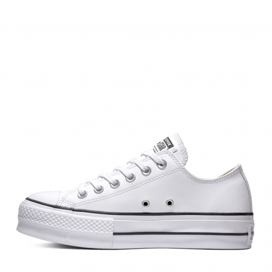 Chuck Taylor All Star OX Platform White Leather 