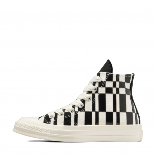 Chuck Taylor Vintage 70 Checkered HI Egret/Black/Egret