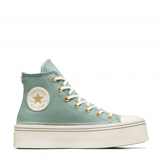 Chuck Taylor All Star Platform Modern Crafted Stitching HI Herby/Egret/Egret