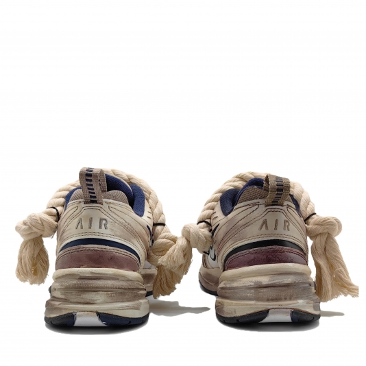 [ CUSTOM ] Air Monarch 4 Dreadlocks Dirty Beige/Brown
