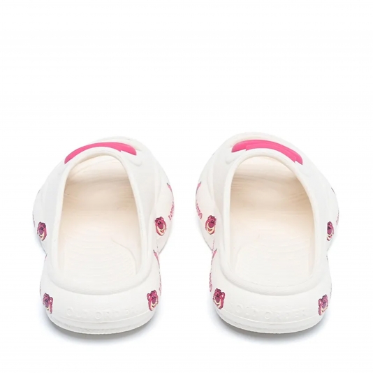 OCloud 004 Slides X Disney/Pixar Collection Lotso White/Pink