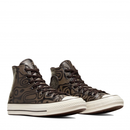 Chuck Taylor Vintage 70 Wonka Chuck Chocolate Swirl HI Brown/Tan/Egret