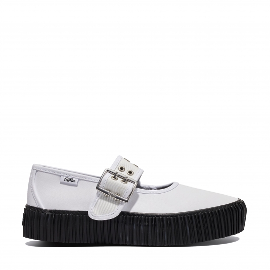 Mary Jane Creeper Grunge Ballet White/Black