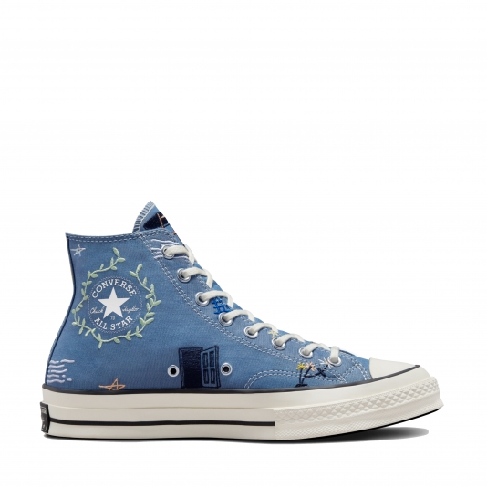 Converse hot sale vintage blue