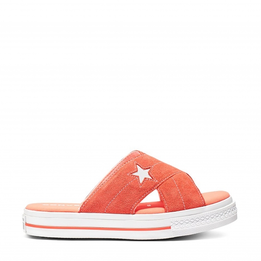 Converse slip deals on orange