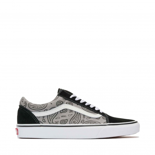 Old Skool Paisley Grey/White