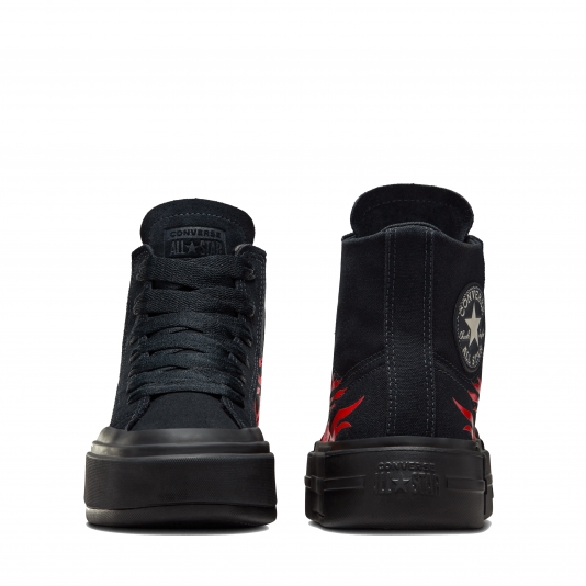 Chuck Taylor All Star Cruise Flames HI Black/Enamel Red