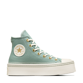 Chuck Taylor All Star Platform Modern Crafted Stitching HI Herby/Egret/Egret