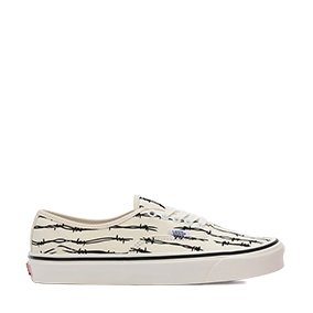 Authentic 44 DX White/Black/Og Barbed Wire