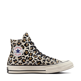 Chuck Taylor Vintage 70 Glow-In-The-Dark Leopard HI Egret/Light Fawn/Black
