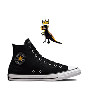 Chuck Taylor All Star HI X Jean-Michel Basquiat Black/White/Yellow