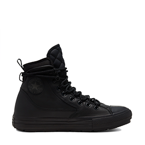 Chuck Taylor All Star Waterproof Terrain HI Mono Black Leather