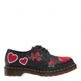 1461 Sequin Hearts Black/Red Softy T