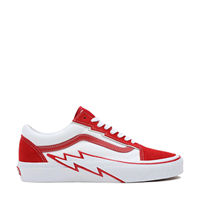 Old Skool Bolt 2 Tone Red/True White