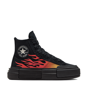 Chuck Taylor All Star Cruise Flames HI Black/Enamel Red