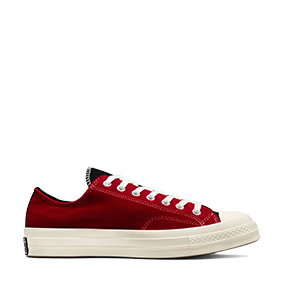 Chuck Taylor Vintage 70 Retro Velvet OX Black/Red/Egret