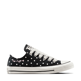 Chuck Taylor All Star Polka Dots OX Black/Vintage White