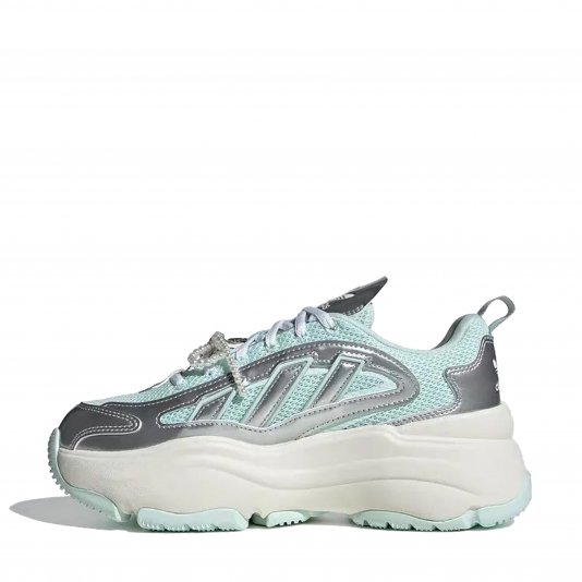 Ozgaia Bow Silver Metal/Cream Mint/White