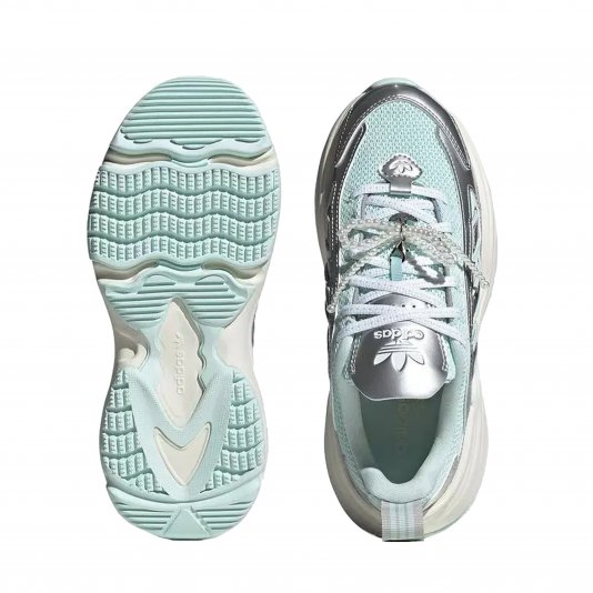 Ozgaia Bow Silver Metal/Cream Mint/White