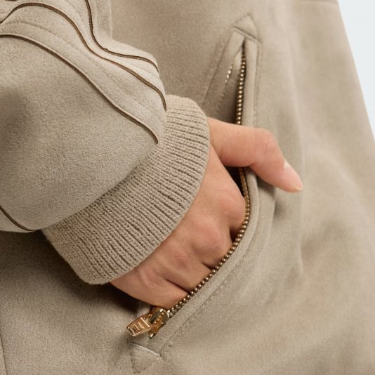 Crafted Jacket Padded Strange Goods Brown