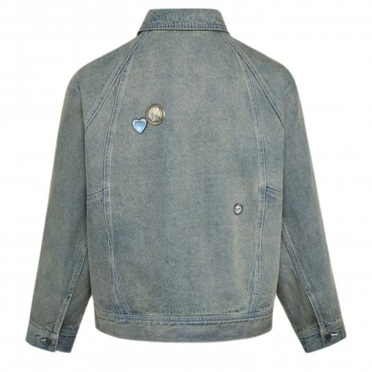 Denim Jacket Valentine's Day Light Denim Blue