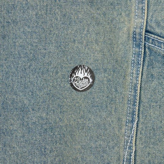 Denim Jacket Valentine's Day Light Denim Blue