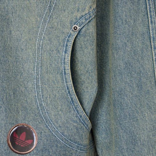 Denim Jacket Valentine's Day Light Denim Blue