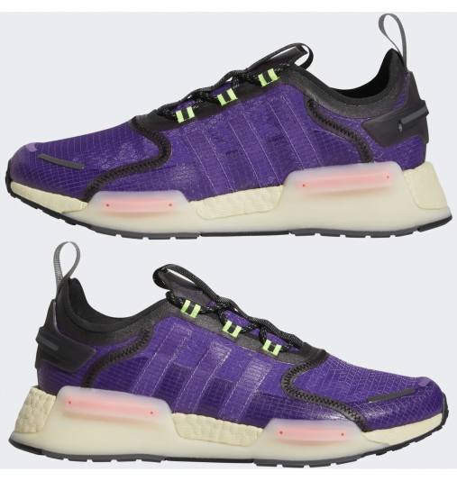 NMD V3 Active Purple/Core Black/Signal Green