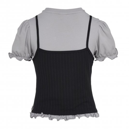 Slim Tee Grey Six/Black