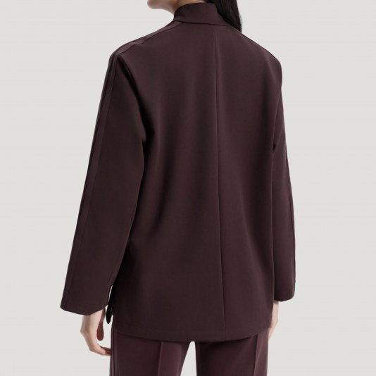 Co-Created Suit Jacket X Samuel Gui Yang Dark Brown