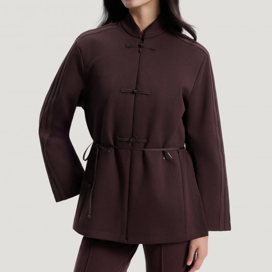 Co-Created Suit Jacket X Samuel Gui Yang Dark Brown