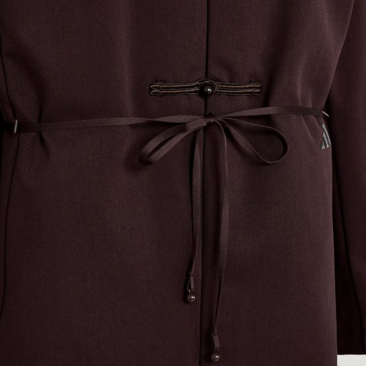 Co-Created Suit Jacket X Samuel Gui Yang Dark Brown