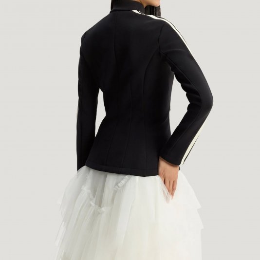 Spacer Slim Jacket X Samuel Gui Yang Black/White