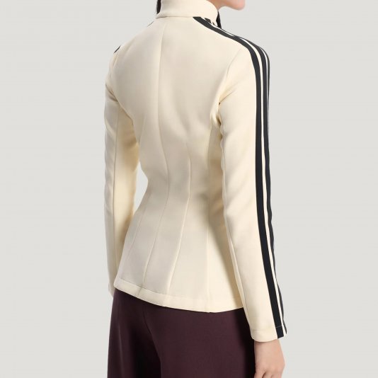 Spacer Slim Jacket X Samuel Gui Yang Milky/Black