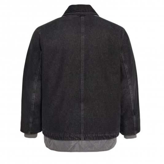 CNY Pad Jacket Black Denim