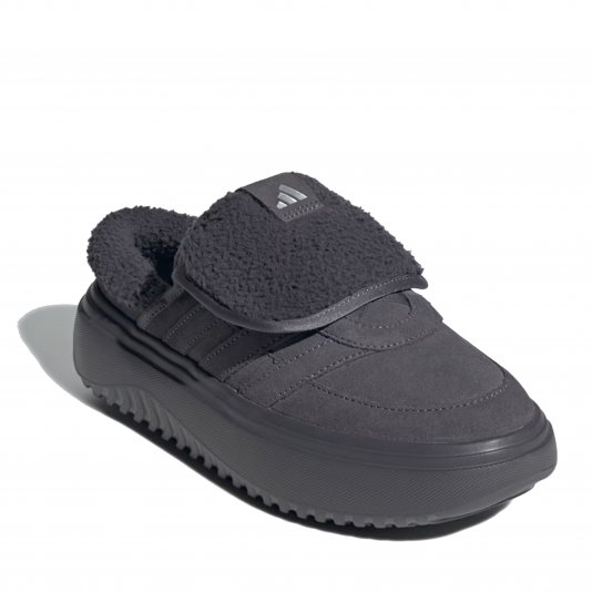 Grand Court Mule Grey Five/Silver Metallic