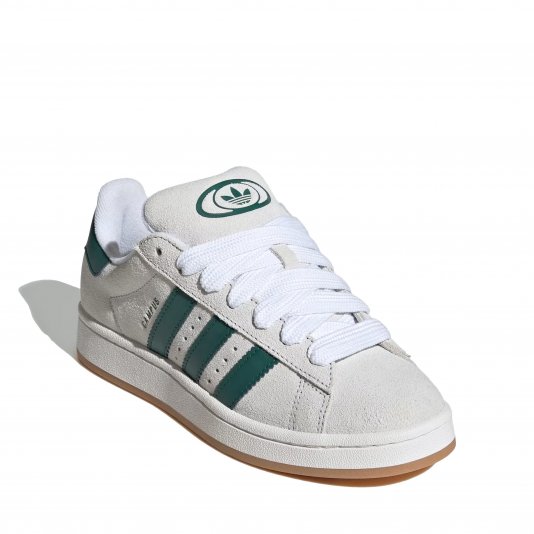 Campus 00S Crystal White/Core White/Collegiate Green