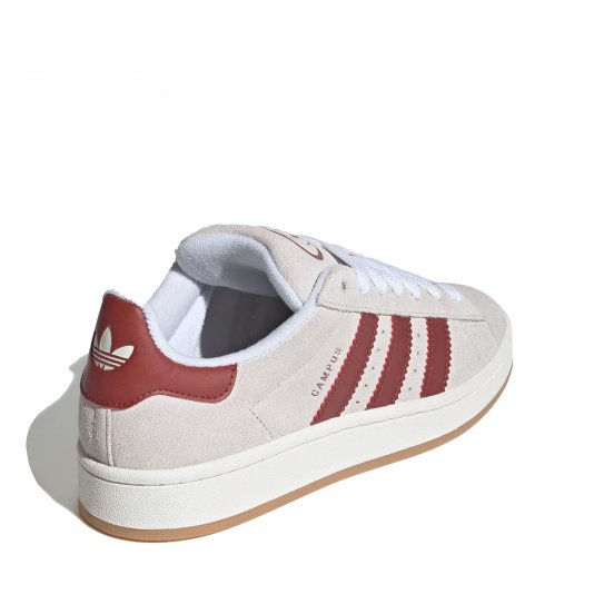 Campus 00S Crystal White/Core White/Preloved Ruby