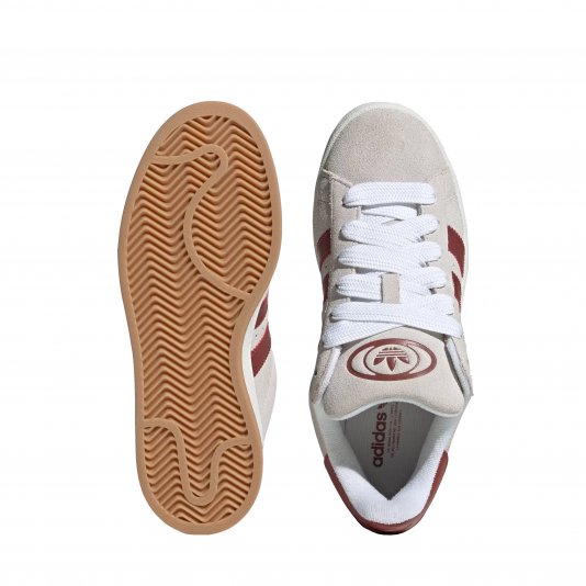 Campus 00S Crystal White/Core White/Preloved Ruby