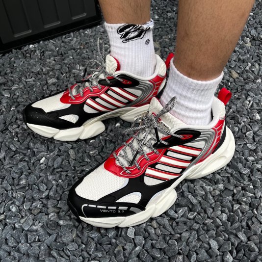 Climacool Vento 3.0 Bright White/Light Scarlet/Black