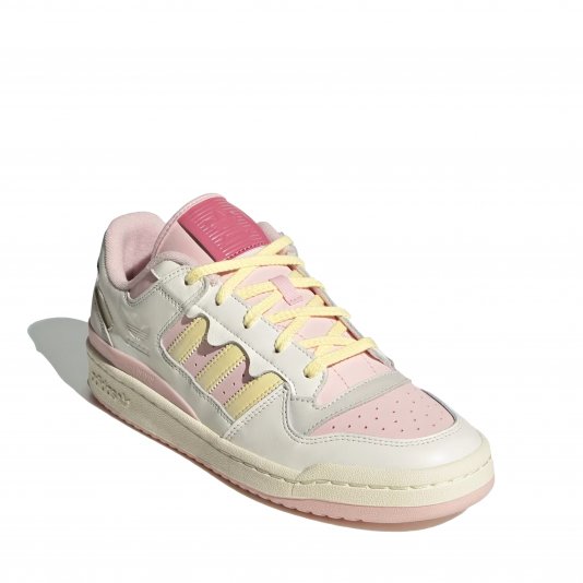 Forum Low CL Clear Pink/Warm Vanilla/Crystal White